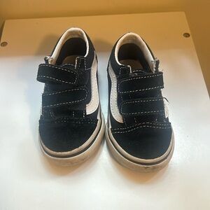 Black Velcro vans